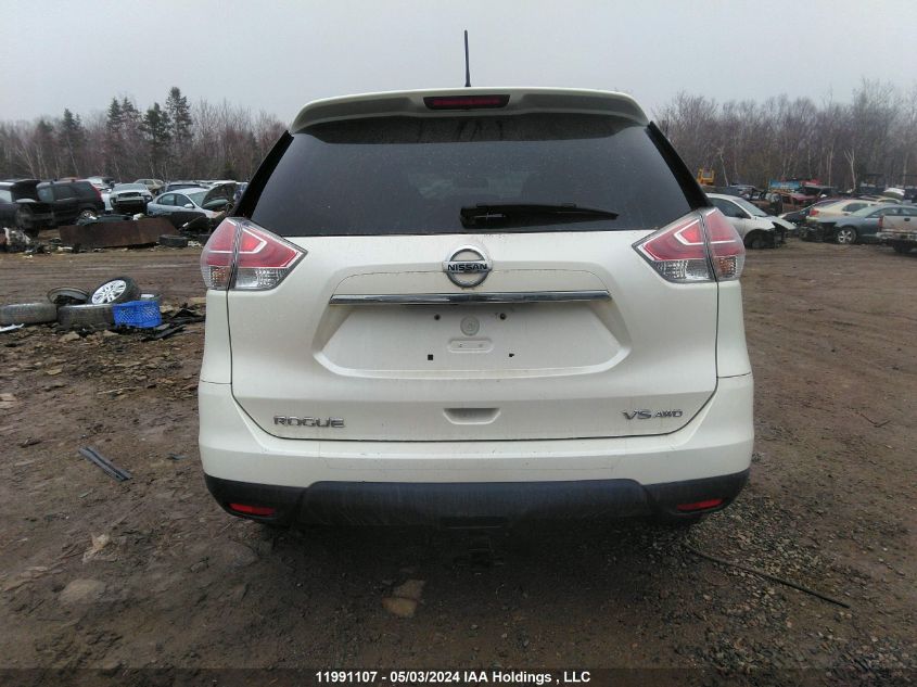 2016 Nissan Rogue S/Sl/Sv VIN: 5N1AT2MV6GC833951 Lot: 11991107