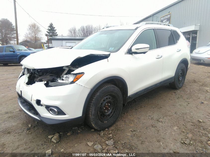 2016 Nissan Rogue S/Sl/Sv VIN: 5N1AT2MV6GC833951 Lot: 11991107