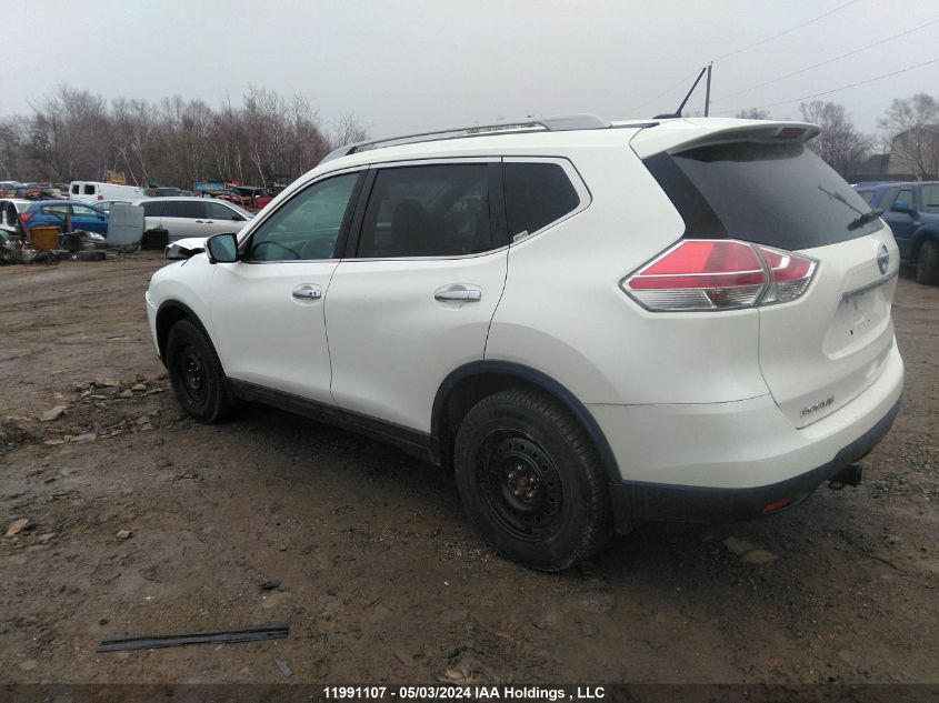 2016 Nissan Rogue S/Sl/Sv VIN: 5N1AT2MV6GC833951 Lot: 11991107