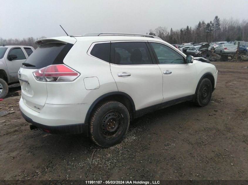 2016 Nissan Rogue S/Sl/Sv VIN: 5N1AT2MV6GC833951 Lot: 11991107