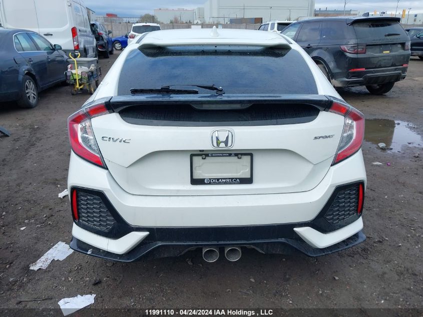 2019 Honda Civic Hatchback VIN: SHHFK7H42KU304079 Lot: 11991110