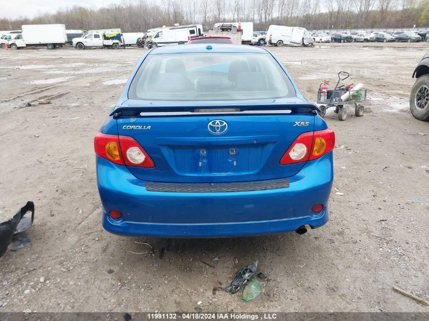 2009 Toyota Corolla Xrs VIN: 2T1BE40E89C024059 Lot: 11991132