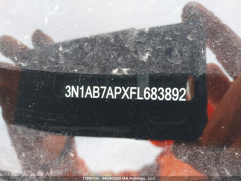 2015 Nissan Sentra S/Sv/Sr/Sl VIN: 3N1AB7APXFL683892 Lot: 11991133