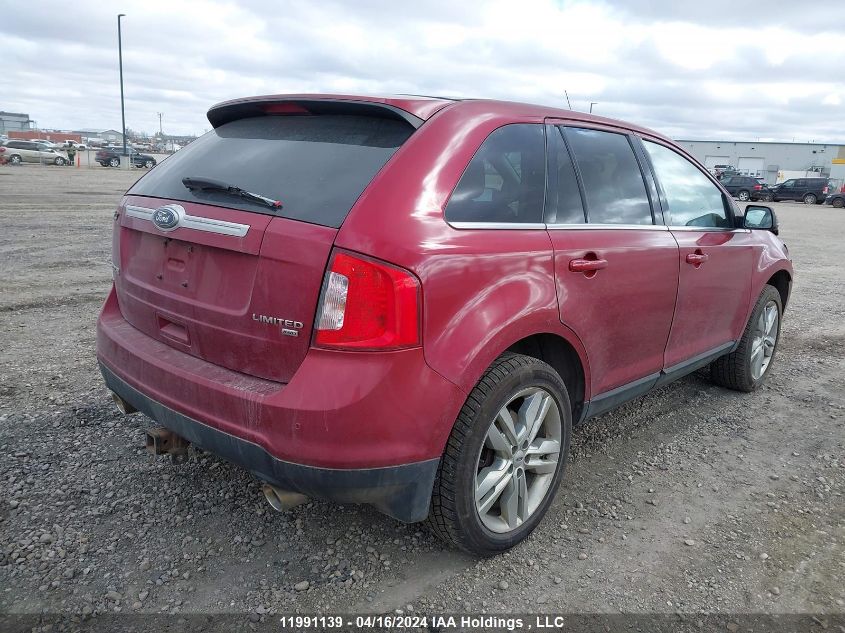 2013 Ford Edge Limited VIN: 2FMDK4KC2DBA54586 Lot: 11991139