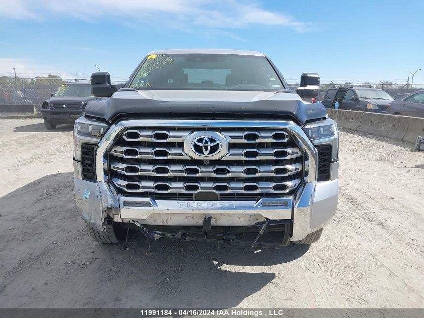 2023 Toyota Tundra Crewmax Platinum/Crewmax 1794 VIN: 5TFMC5DBXPX027838 Lot: 11991184