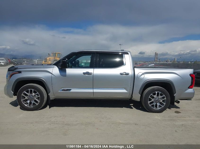 2023 Toyota Tundra Crewmax Platinum/Crewmax 1794 VIN: 5TFMC5DBXPX027838 Lot: 11991184