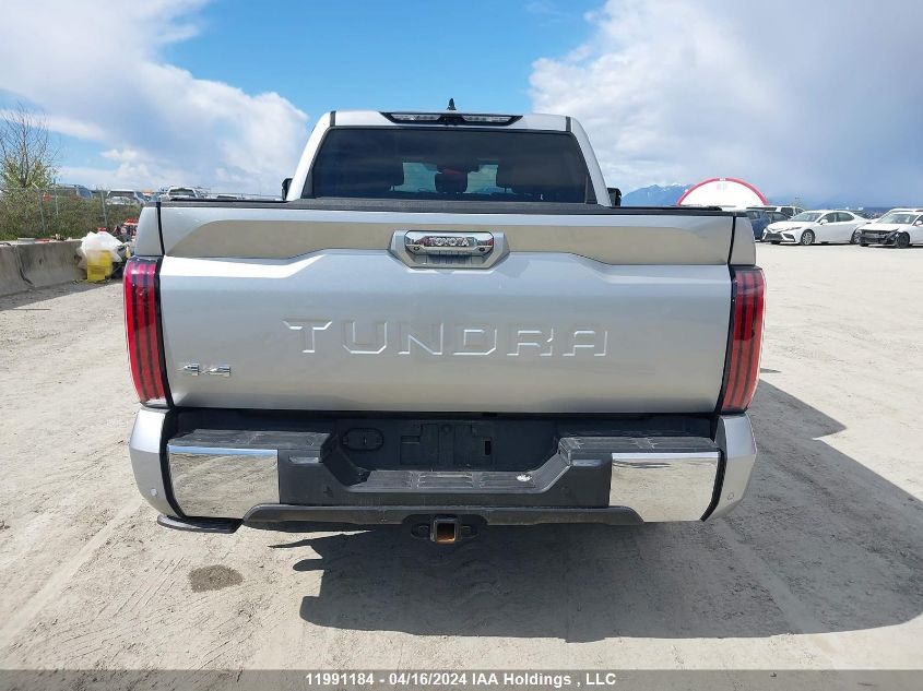 2023 Toyota Tundra Crewmax Platinum/Crewmax 1794 VIN: 5TFMC5DBXPX027838 Lot: 11991184