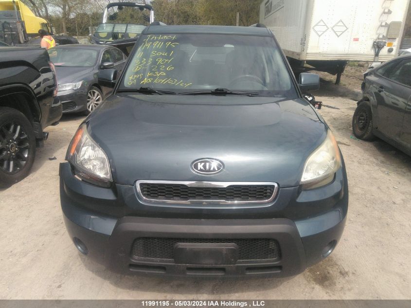 2011 Kia Soul VIN: KNDJT2A26B7333904 Lot: 11991195