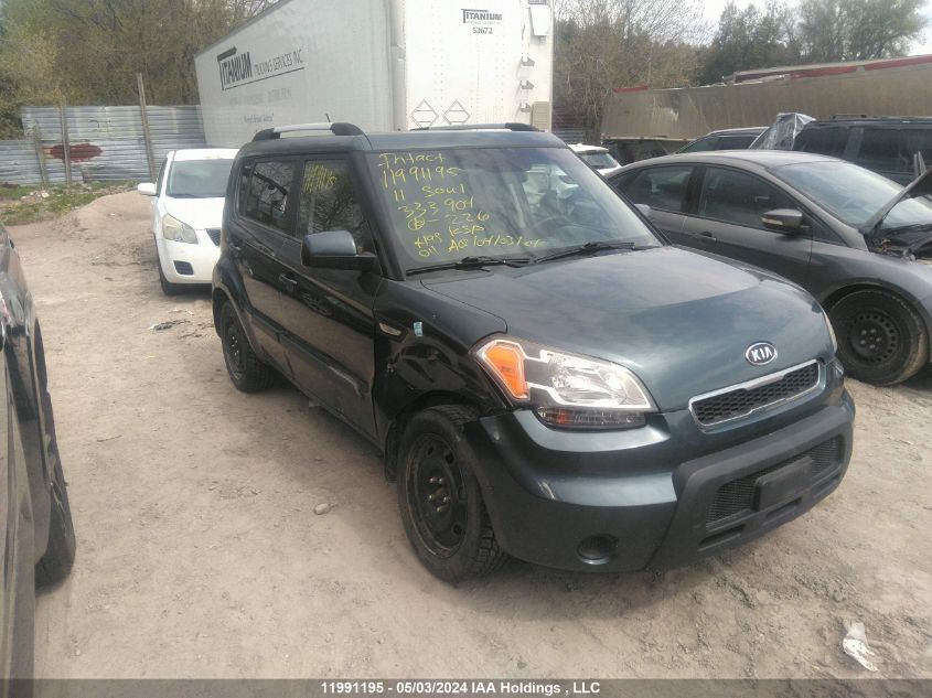 2011 Kia Soul VIN: KNDJT2A26B7333904 Lot: 11991195