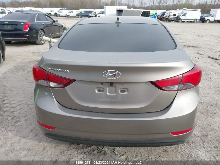 2015 Hyundai Elantra Gl VIN: 5NPDH4AE4FH561132 Lot: 11991279