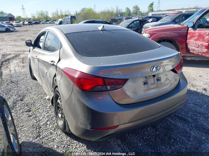 2015 Hyundai Elantra Gl VIN: 5NPDH4AE4FH561132 Lot: 11991279