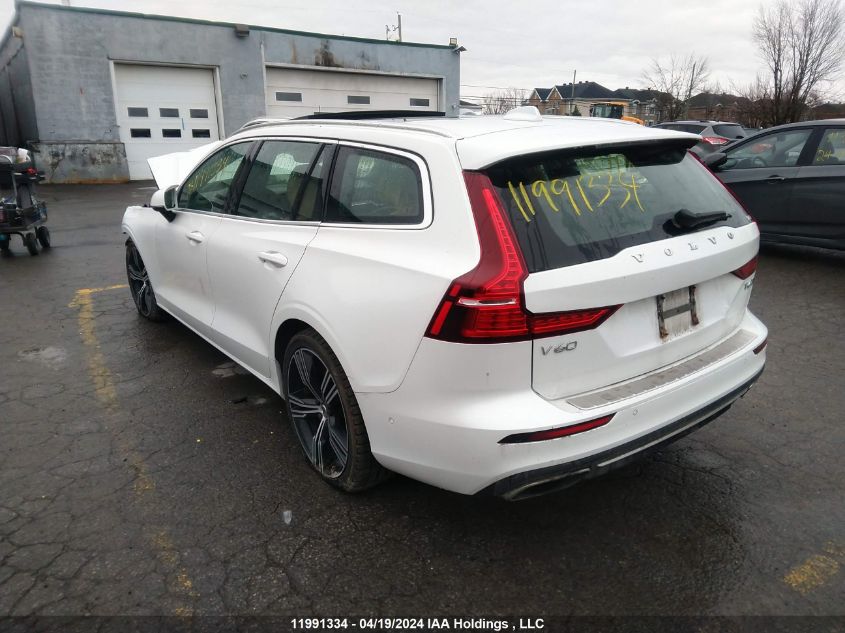 2019 Volvo V60 VIN: YV1A22SL6K1023078 Lot: 11991334