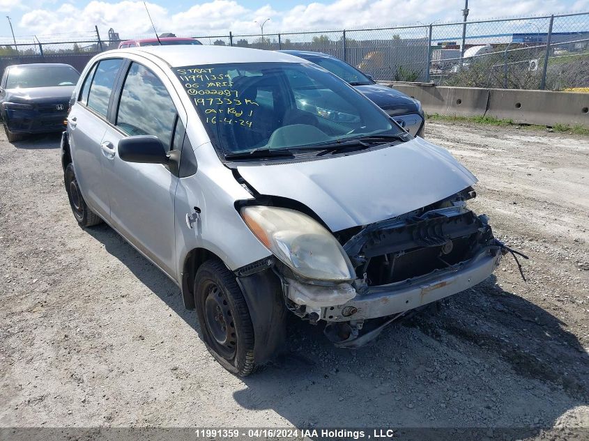 2006 Toyota Yaris VIN: JTDKT923165022287 Lot: 11991359