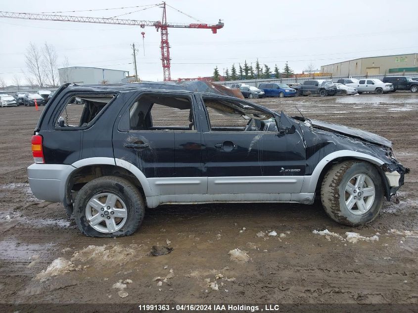 2006 Ford Escape Hybrid VIN: 1FMYU95H16KA19627 Lot: 11991363