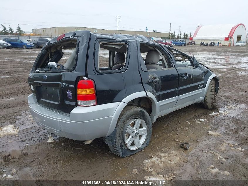 2006 Ford Escape Hybrid VIN: 1FMYU95H16KA19627 Lot: 11991363