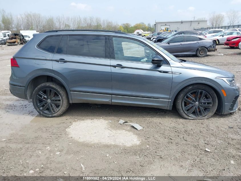 2022 Volkswagen Tiguan VIN: 3VV8B7AX9NM146954 Lot: 11991382