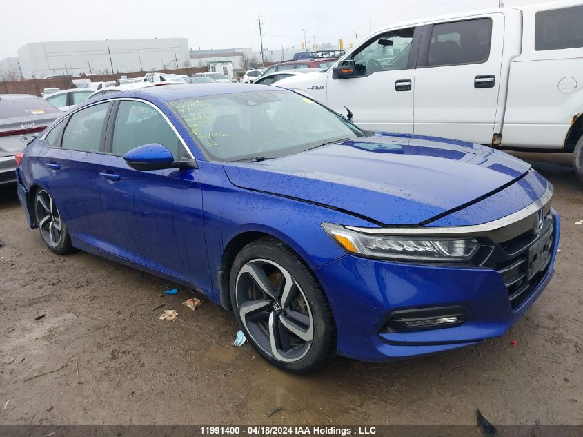 2019 Honda Accord Sedan VIN: 1HGCV1F39KA801367 Lot: 11991400