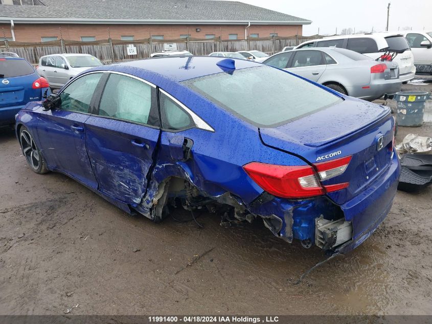 2019 Honda Accord Sedan VIN: 1HGCV1F39KA801367 Lot: 11991400