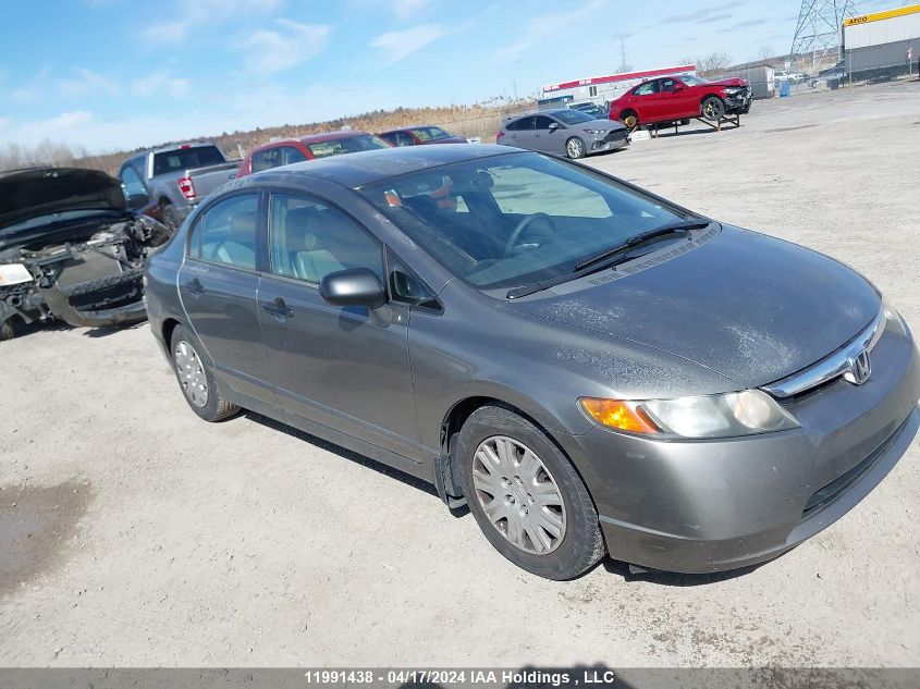 2007 Honda Civic Dx VIN: 2HGFA16377H002835 Lot: 11991438