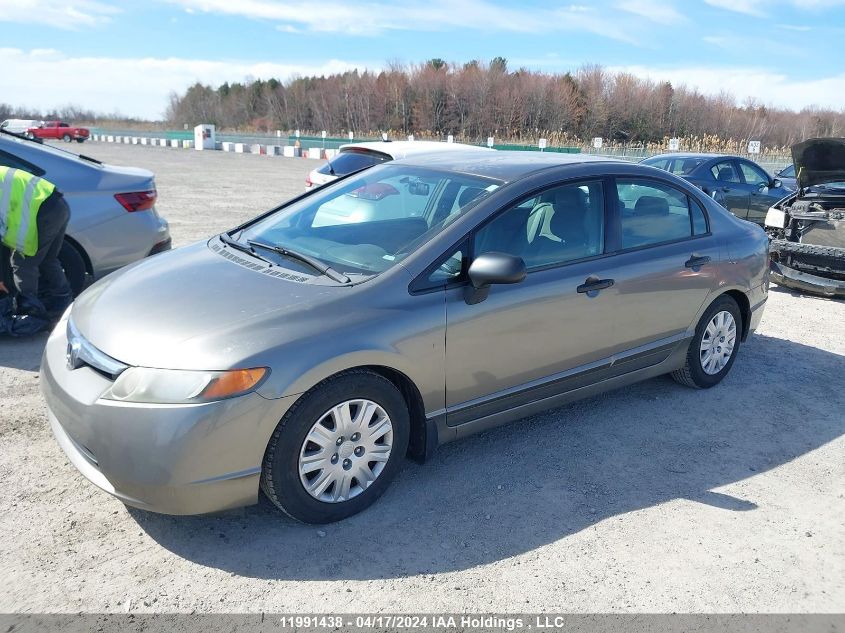 2007 Honda Civic Dx VIN: 2HGFA16377H002835 Lot: 11991438