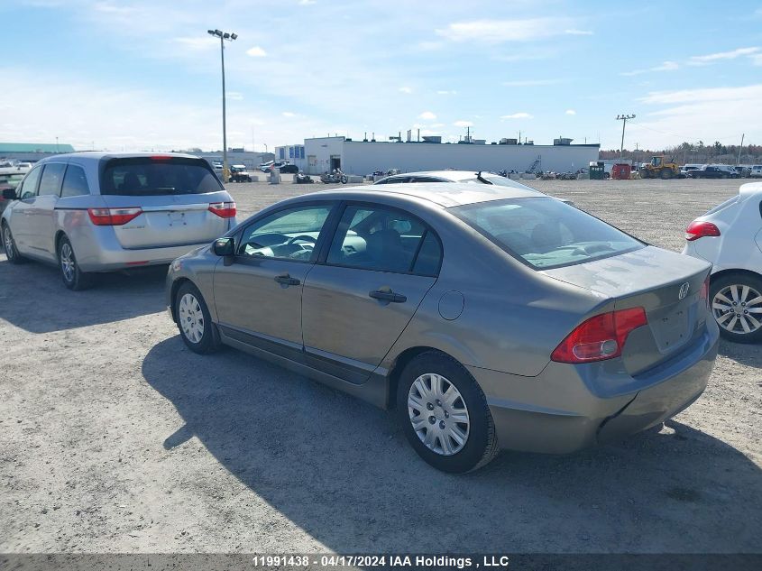 2007 Honda Civic Dx VIN: 2HGFA16377H002835 Lot: 11991438