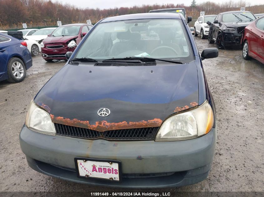 2001 Toyota Echo VIN: JTDAT123810166485 Lot: 11991449