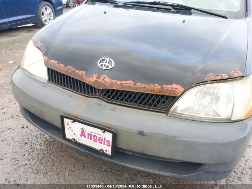 2001 Toyota Echo VIN: JTDAT123810166485 Lot: 11991449