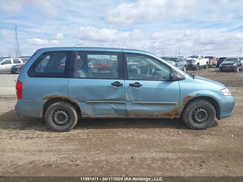 2002 Mazda Mpv Wagon VIN: JM3LW28A520330246 Lot: 11991471