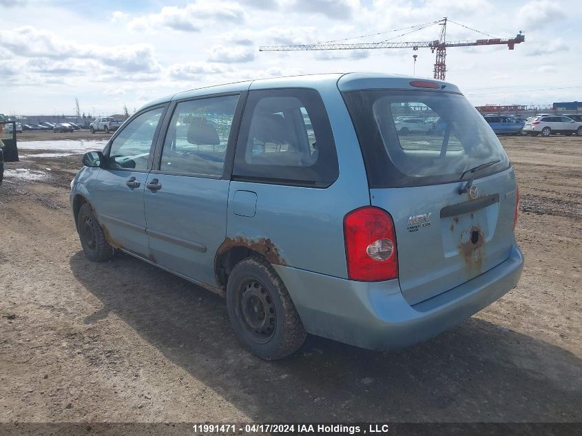 2002 Mazda Mpv Wagon VIN: JM3LW28A520330246 Lot: 11991471