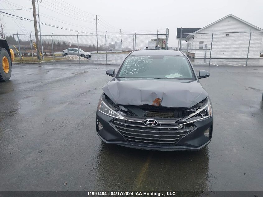 2019 Hyundai Elantra Preferred VIN: KMHD84LF5KU856953 Lot: 11991484