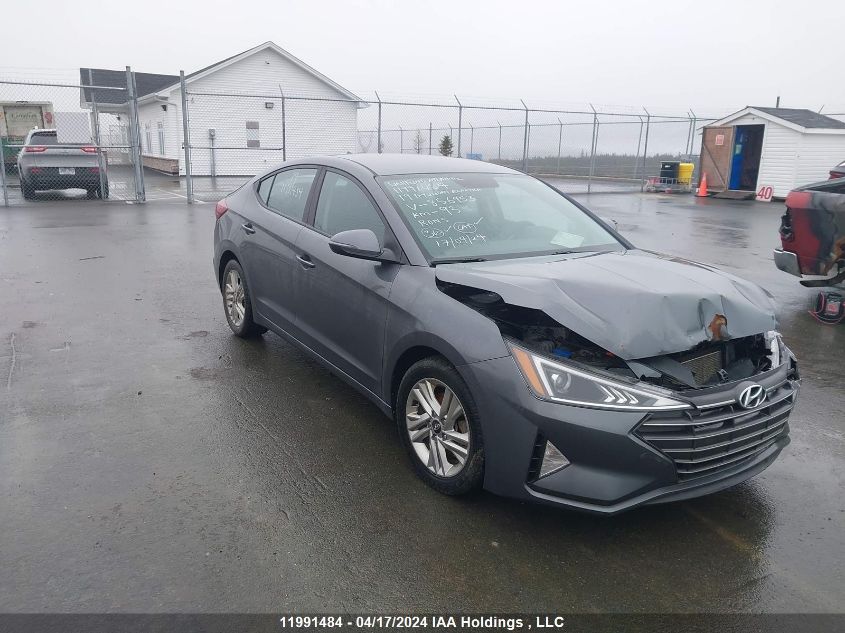 2019 Hyundai Elantra Preferred VIN: KMHD84LF5KU856953 Lot: 11991484