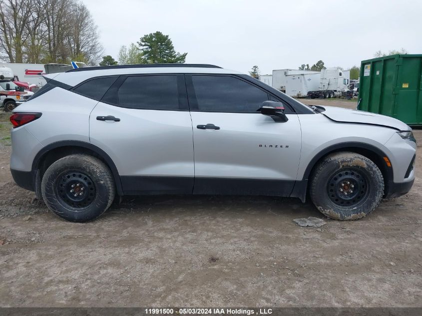 2022 Chevrolet Blazer VIN: 3GNKBJRS0NS186028 Lot: 11991500