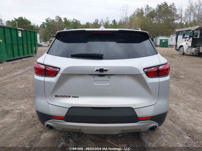 2022 Chevrolet Blazer VIN: 3GNKBJRS0NS186028 Lot: 11991500