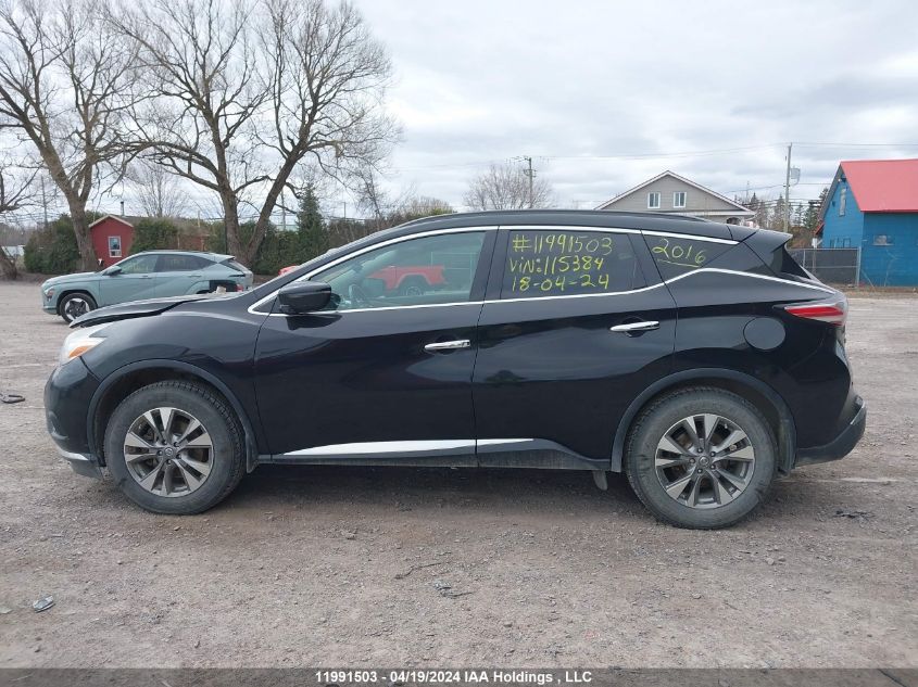 2016 Nissan Murano VIN: 5N1AZ2MH5GN115384 Lot: 11991503