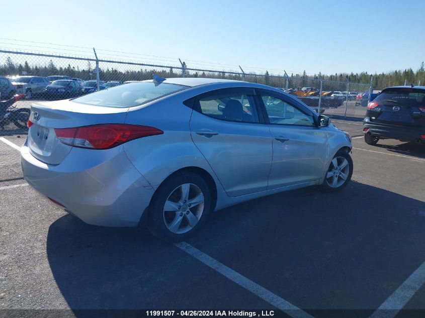 2013 Hyundai Elantra Gls VIN: 5NPDH4AE3DH255925 Lot: 11991507