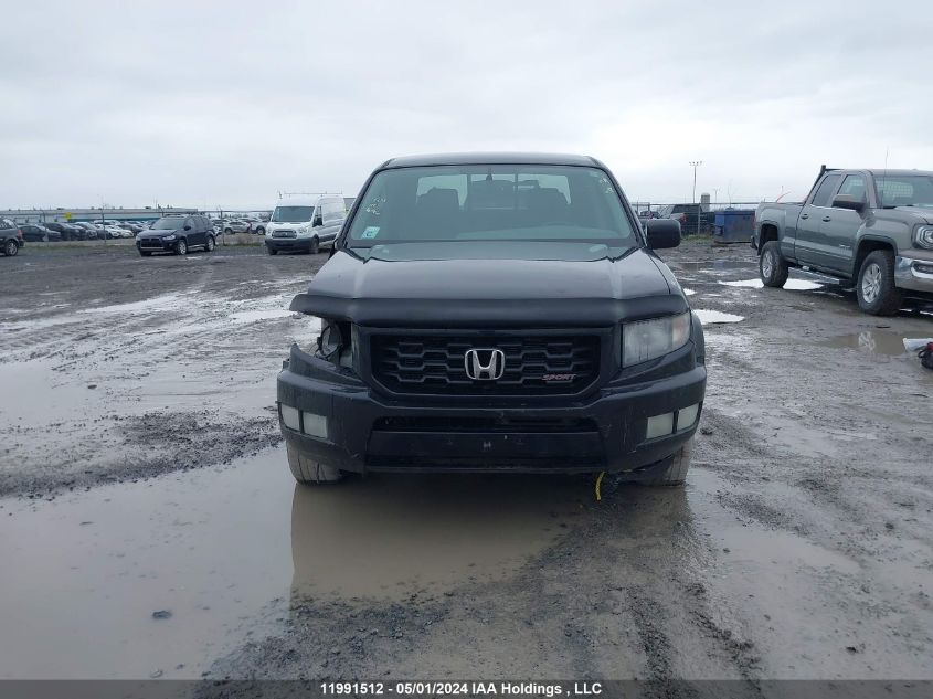 2013 Honda Ridgeline VIN: 5FPYK1F74DB502760 Lot: 11991512