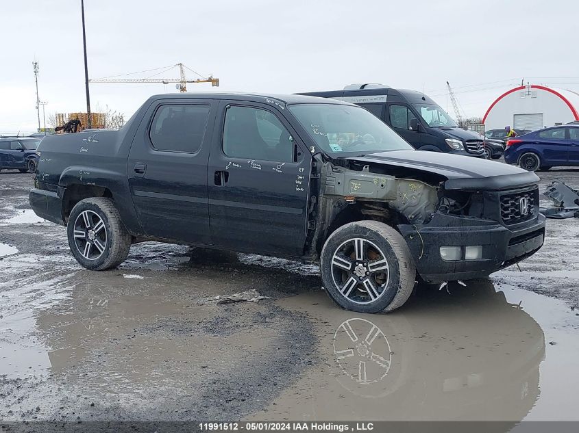 2013 Honda Ridgeline VIN: 5FPYK1F74DB502760 Lot: 11991512