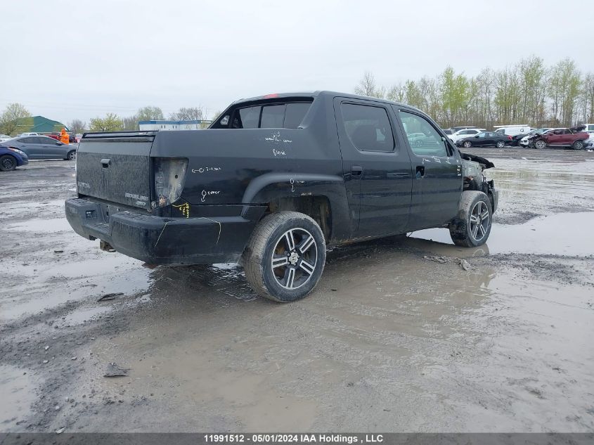 2013 Honda Ridgeline VIN: 5FPYK1F74DB502760 Lot: 11991512