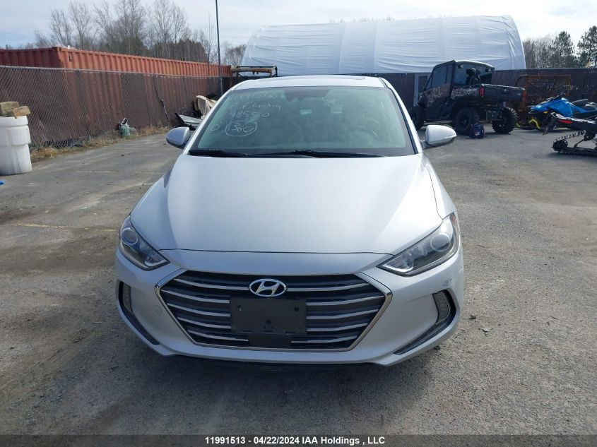 2018 Hyundai Elantra Sel/Value/Limited VIN: KMHD84LF2JU485510 Lot: 11991513