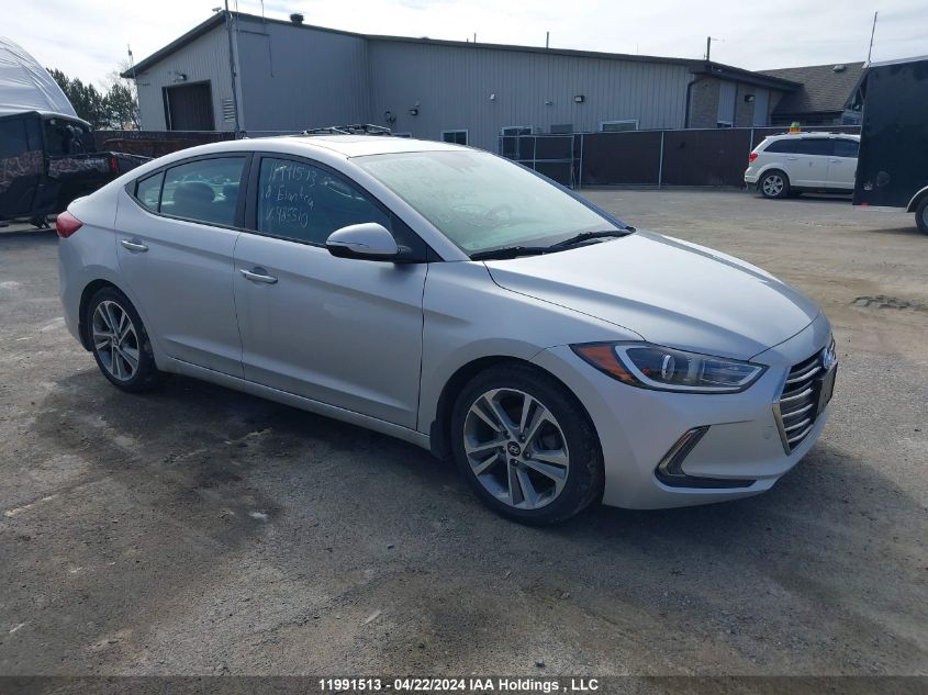 2018 Hyundai Elantra Sel/Value/Limited VIN: KMHD84LF2JU485510 Lot: 11991513