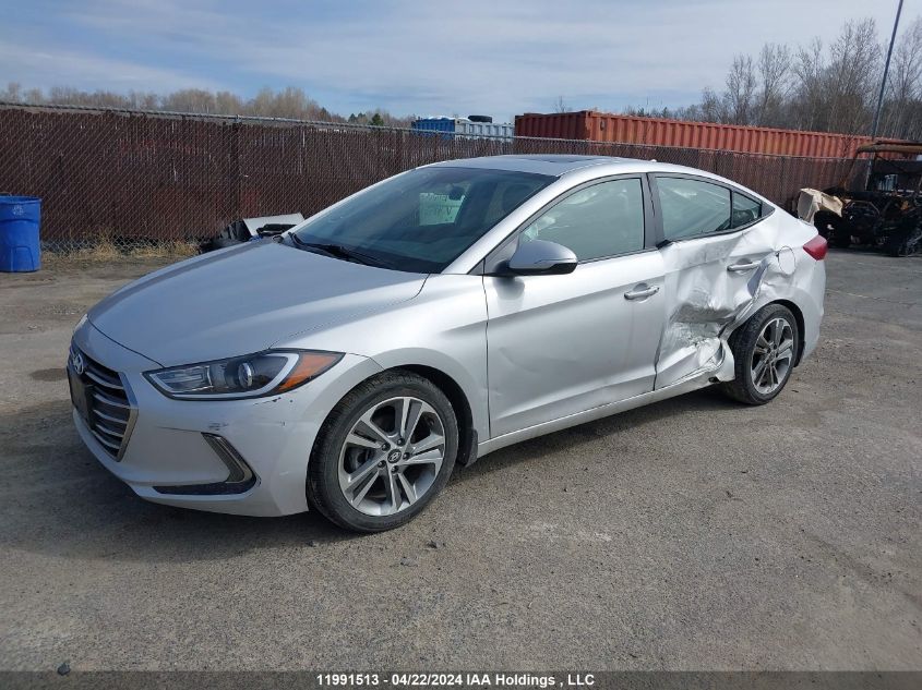 2018 Hyundai Elantra Sel/Value/Limited VIN: KMHD84LF2JU485510 Lot: 11991513