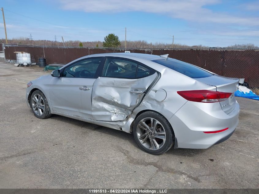 2018 Hyundai Elantra Sel/Value/Limited VIN: KMHD84LF2JU485510 Lot: 11991513