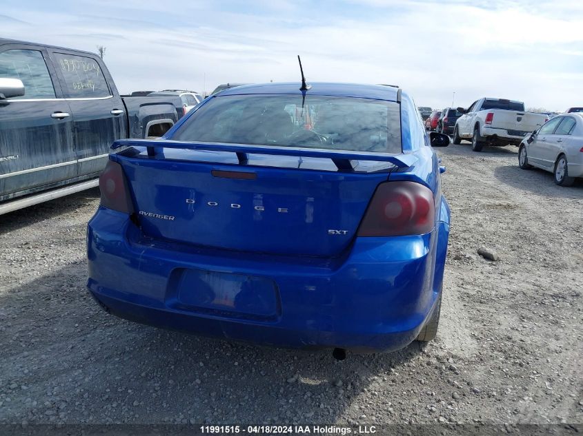 2013 Dodge Avenger Sxt VIN: 1C3CDZCB5DN759243 Lot: 50698824