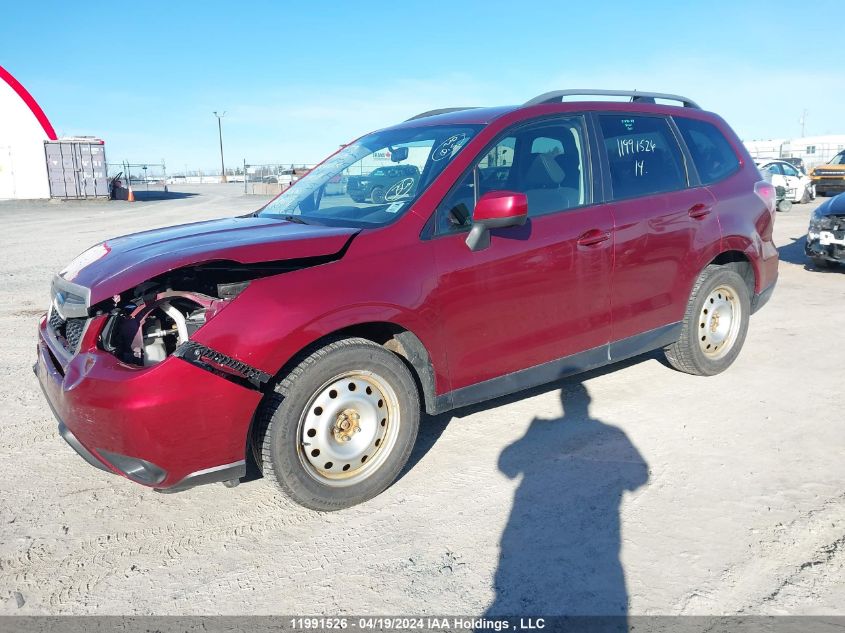 2014 Subaru Forester VIN: JF2SJCBC6EH554054 Lot: 11991526