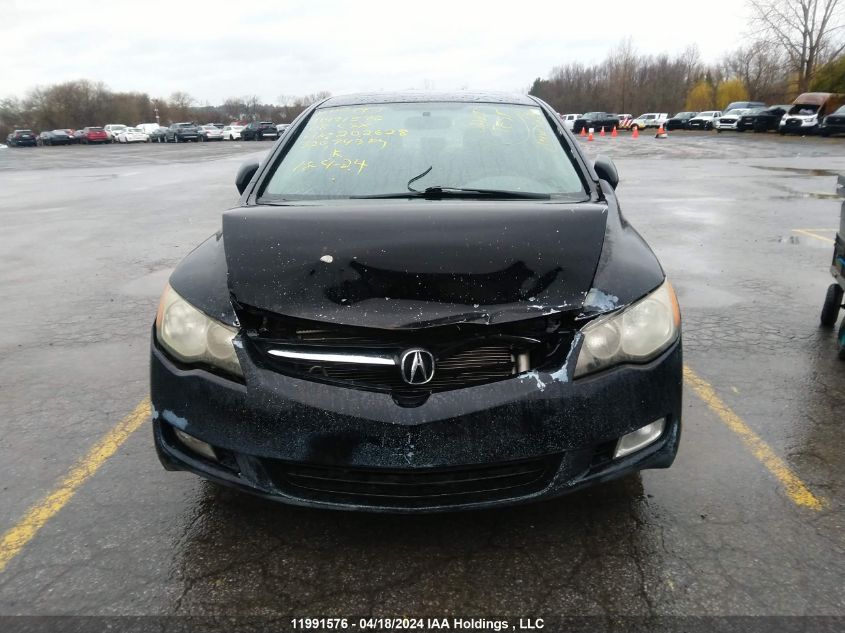 2008 Acura Csx VIN: 2HHFD56778H202628 Lot: 11991576