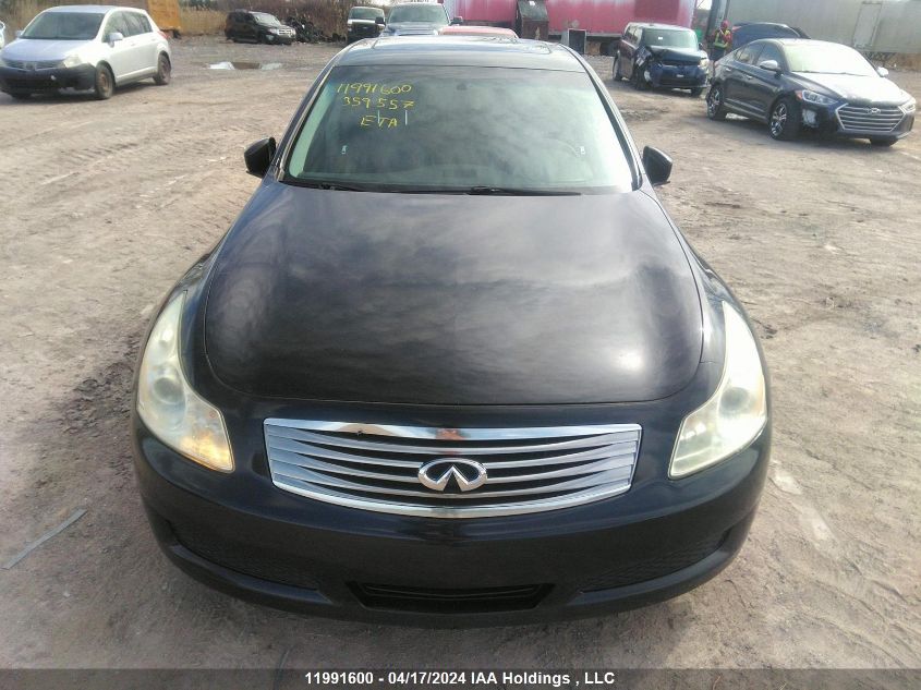 2009 Infiniti G37 VIN: JNKCV61FX9M359557 Lot: 11991600