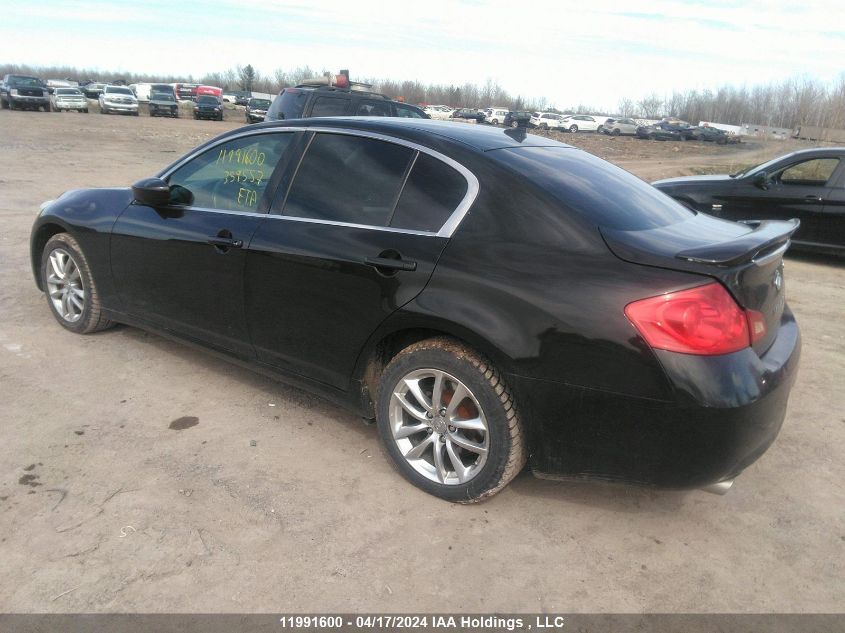 2009 Infiniti G37 VIN: JNKCV61FX9M359557 Lot: 11991600