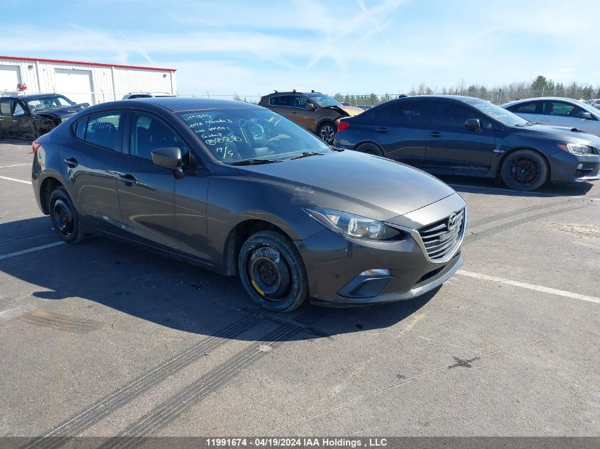 2016 Mazda Mazda3 VIN: 3MZBM1U70GM294921 Lot: 11991674