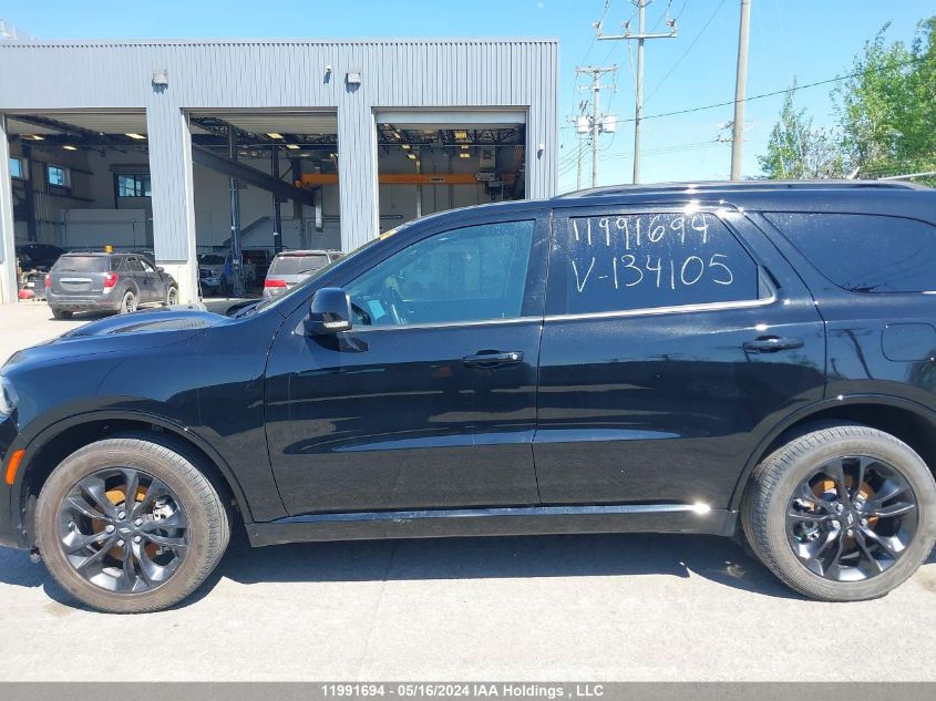 2022 Dodge Durango Gt VIN: 1C4RDJDG4NC134105 Lot: 11991694