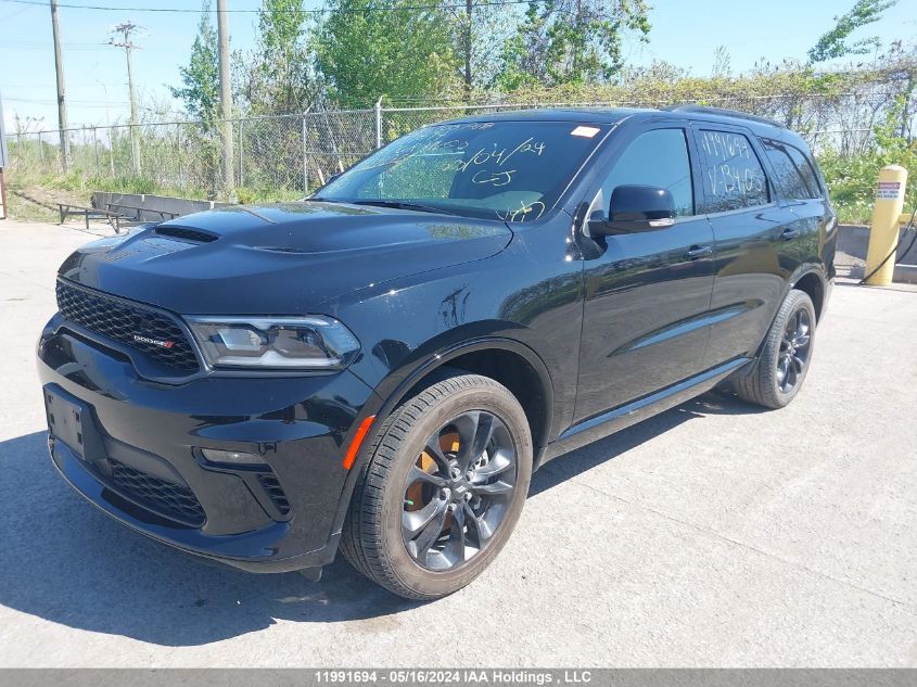 2022 Dodge Durango Gt VIN: 1C4RDJDG4NC134105 Lot: 11991694